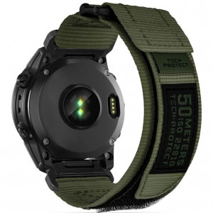  Ремешок Tech-Protect Scout Pro для Garmin Fenix 3 | 5X | 3HR | 5X Plus | 6X | 6X Pro | 7X Military Green (9319456605549)